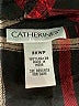 Catherines 100% Rayon Plaid Red Burgundy Kimono Size 3X (petite) - photo 7