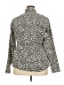 Lands' End 100% Cotton Animal Print Silver Long Sleeve Blouse Size 18 (tall) - photo 2