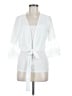 Unbranded 100% Polyester White Kimono Size M - photo 1