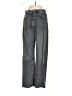 MNG Chevron-herringbone Gray Jeans Size 4 - photo 1