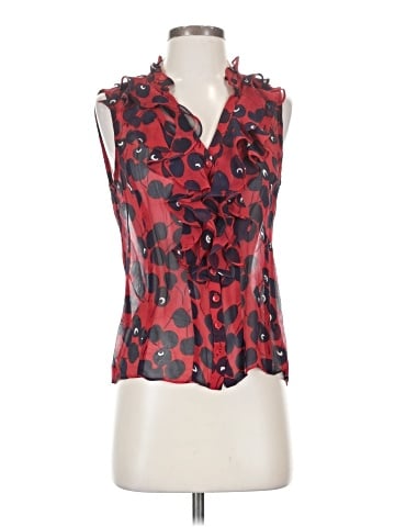 Nanette Lepore Sleeveless Silk Top (view 1)