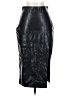 Superdown 100% Polyester Black Faux Leather Skirt Size S - photo 1