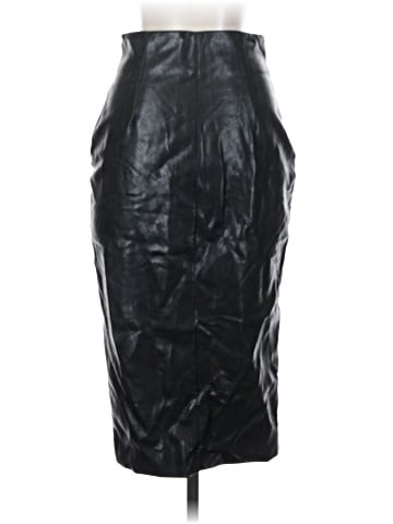 Superdown Faux Leather Skirt (view 2)