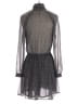 Zara 100% Polyester Polka Dots Gray Cocktail Dress Size S - photo 2
