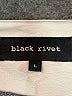Black Rivet Metallic Ivory Blazer Size L - photo 6