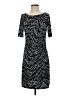 Ellen Tracy Chevron-herringbone Black Cocktail Dress Size S - photo 1