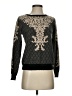 Lucca Couture 100% Acrylic Paisley Black Pullover Sweater Size S - photo 1