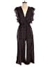 Hutch Houndstooth Black Jumpsuit Size S - photo 1