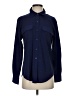 Apt. 9 100% Polyester Blue Long Sleeve Blouse Size S - photo 1