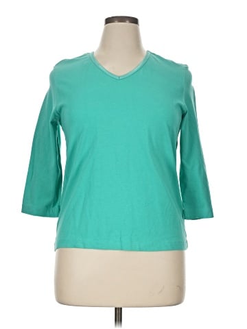Denim & Co 3/4 Sleeve T-Shirt (view 1)