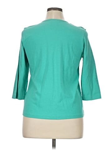 Denim & Co 3/4 Sleeve T-Shirt (view 2)