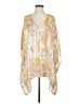 Adrienne 100% Polyester Gold Poncho Size S - photo 1