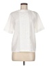Compositions 100% Polyester White Short Sleeve Blouse Size 6 - photo 1
