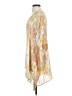 Adrienne 100% Polyester Gold Poncho Size S - photo 5