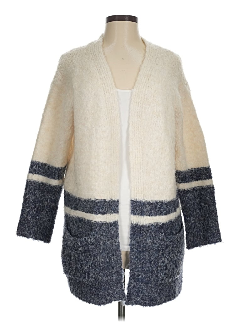 Pre-owned Newbury Kustom Cardigan Sweater In Ivory
