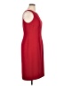 Evan Picone 100% Polyester Solid Red Cocktail Dress Size 16 - photo 4