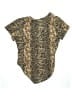 Rainbow Animal Print Gold Short Sleeve Top Size XL (estimated) - photo 2