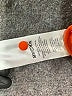 Flat White Orange Long Sleeve Blouse Size S - photo 8