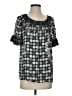 BCBGMAXAZRIA Gray Short Sleeve Blouse Size S - photo 1