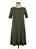 Gap Solid Green Casual Dress Size XS - photo 1