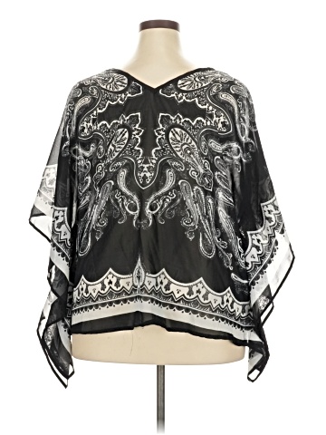 Feathers 3/4 Sleeve Blouse (view 2)