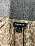Torrid 100% Polyester Animal Print Brown Long Sleeve Blouse Size 3X Plus (3) - photo 6