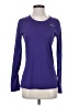 Nike 100% Polyester Purple Long Sleeve T-Shirt Size S - photo 1