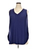 Xieerduo Blue Sleeveless Blouse Size XXL - photo 1
