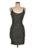 Haute Monde Stripes Black Cocktail Dress Size M - photo 1