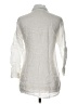 100% CAPRI Solid White Ivory 3/4 Sleeve Button-Down Shirt Size L - photo 2