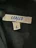 Leallo 100% Cotton Solid Black Jumpsuit Size L - photo 3