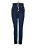 Express Solid Blue Jeggings Size 4R - photo 1