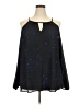Torrid 100% Polyester Stars Black 3/4 Sleeve Blouse Size 2X Plus (2) - photo 1