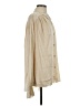 FRAME 100% Silk Solid Ivory Long Sleeve Silk Top Size 0 - photo 4