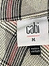 CAbi Plaid Gray Long Sleeve Blouse Size M - photo 7