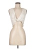 Audrey 3+1 Ivory Sleeveless Blouse Size M - photo 1
