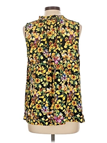 Rafaella Sleeveless Button-Down Shirt (view 2)