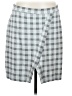 CAbi Checkered-gingham Gray Casual Skirt Size 8 - photo 1