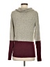 24/7 Maurices Color Block Burgundy Pullover Sweater Size S - photo 2