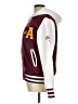 Assorted Brands 100% Polyester Burgundy Zip Up Hoodie Size M - photo 5