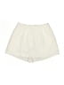 Sadie & Sage 100% Polyester Solid Ivory Shorts Size S - photo 2