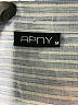 AP.NY Stripes Blue 3/4 Sleeve Button-Down Shirt Size M - photo 7