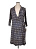 AB Studio Print Blue Casual Dress Size XL - photo 1