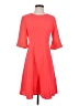 CeCe Solid Orange Casual Dress Size 4 - photo 1