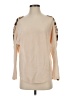 Assorted Brands Ivory Tan Pullover Sweater Size S - photo 1