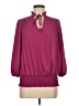 Madison 100% Polyester Burgundy 3/4 Sleeve Blouse Size M - photo 1