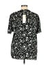 Dokotoo 100% Polyester Stars Black Short Sleeve Blouse Size 2X - photo 2