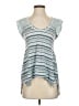 Language Blue Short Sleeve Top Size XS - photo 1