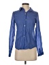 Forever 21 Blue Long Sleeve Button-Down Shirt Size S - photo 1