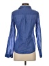 Forever 21 Blue Long Sleeve Button-Down Shirt Size S - photo 2